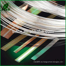 componentes eléctricos de plata cinta bimetálica cobre